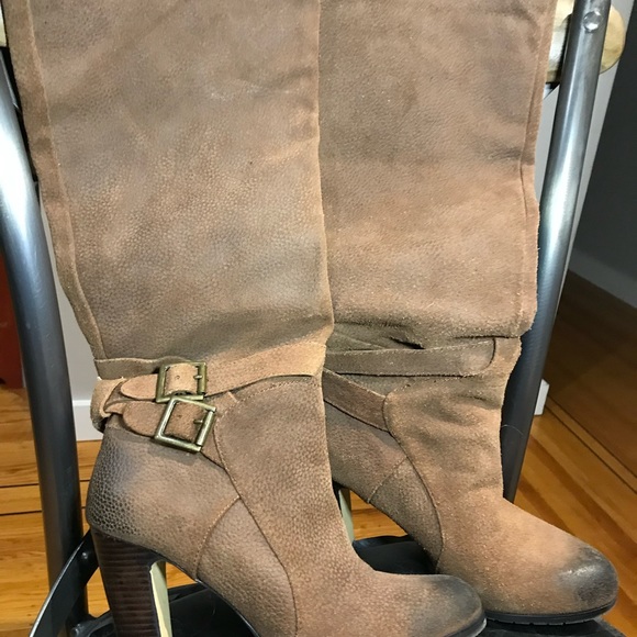 Le Chateau pull on knee high boots size 9 women’s - Picture 1 of 6